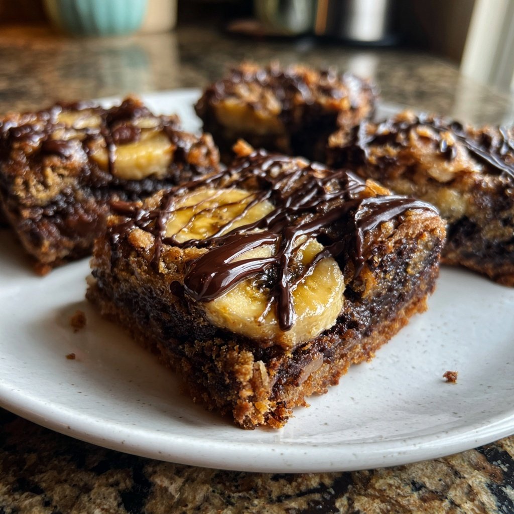 Cottage Cheese Brownies with Banana