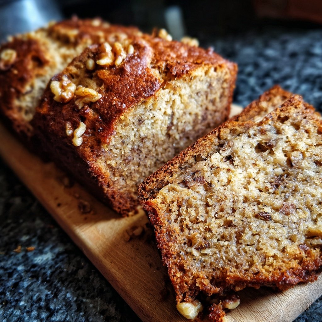 Banana Bread with Walnuts Recipe