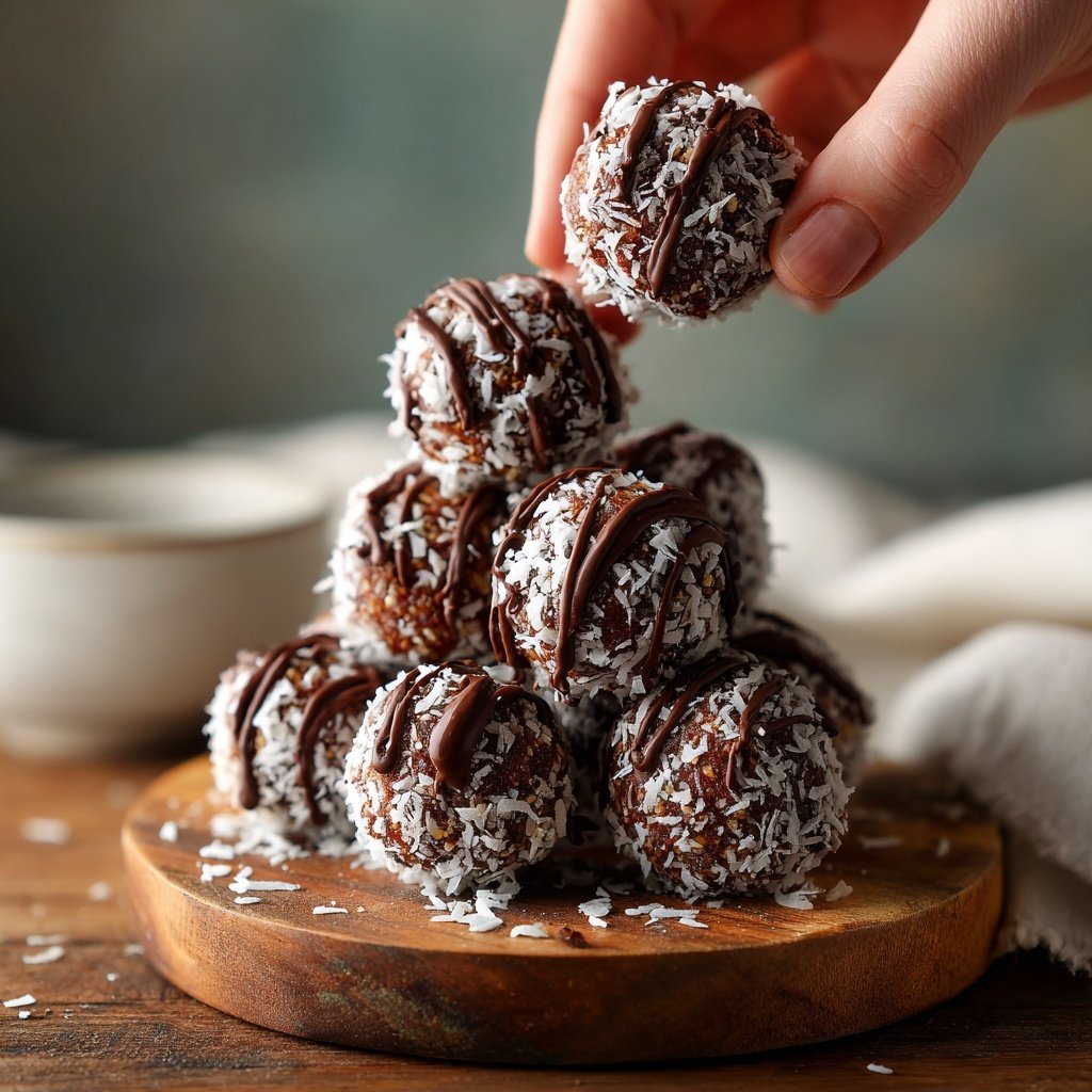 Chocolate Date Energy Balls