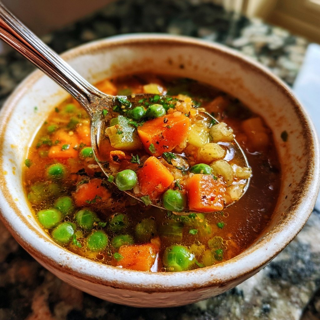 Spring Vegetable Soup With Lemon