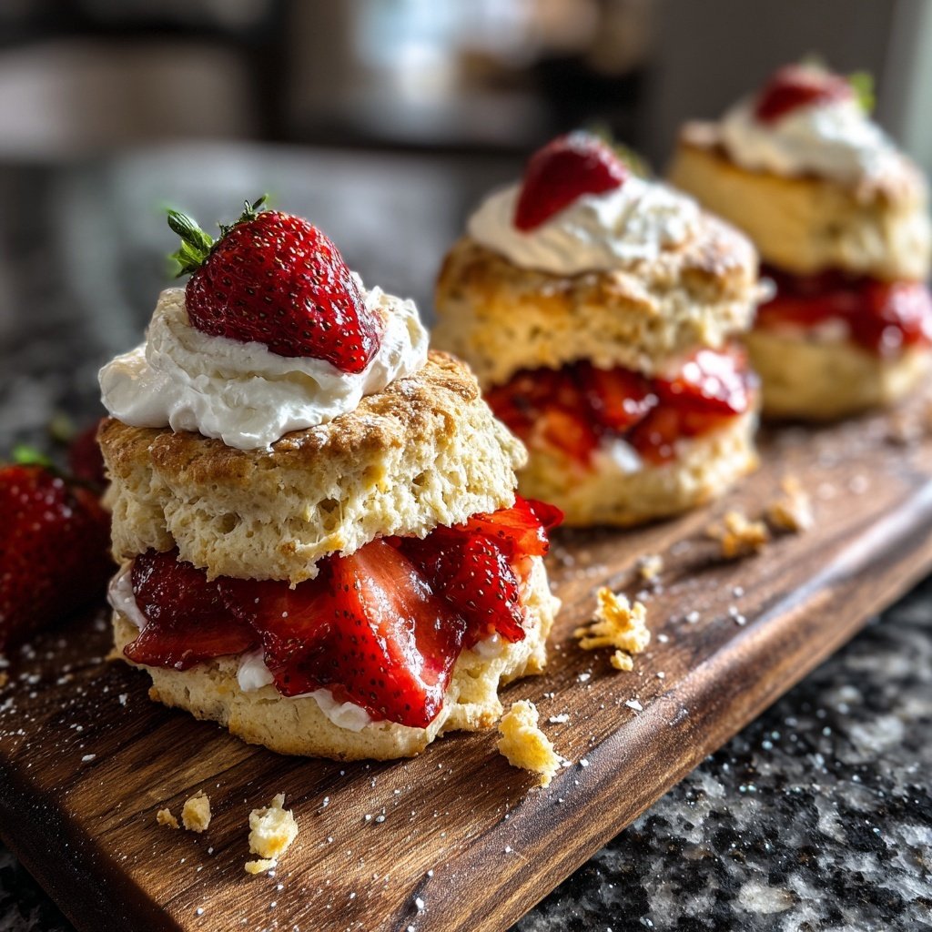 Classic Strawberry Shortcake Biscuits