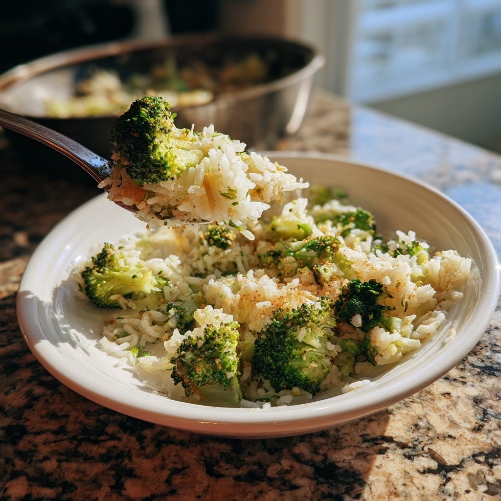 Roasted Broccoli Lemon Rice