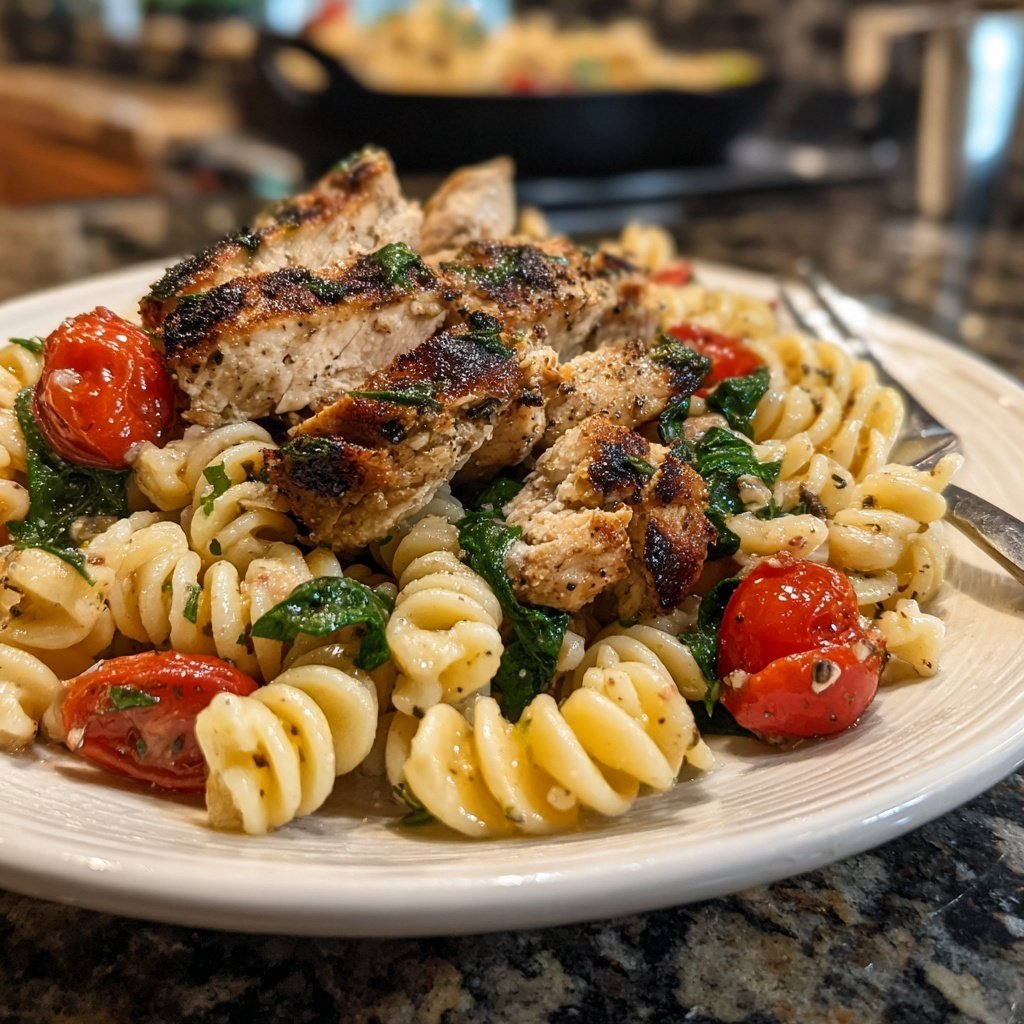 High Protein Chicken Pasta