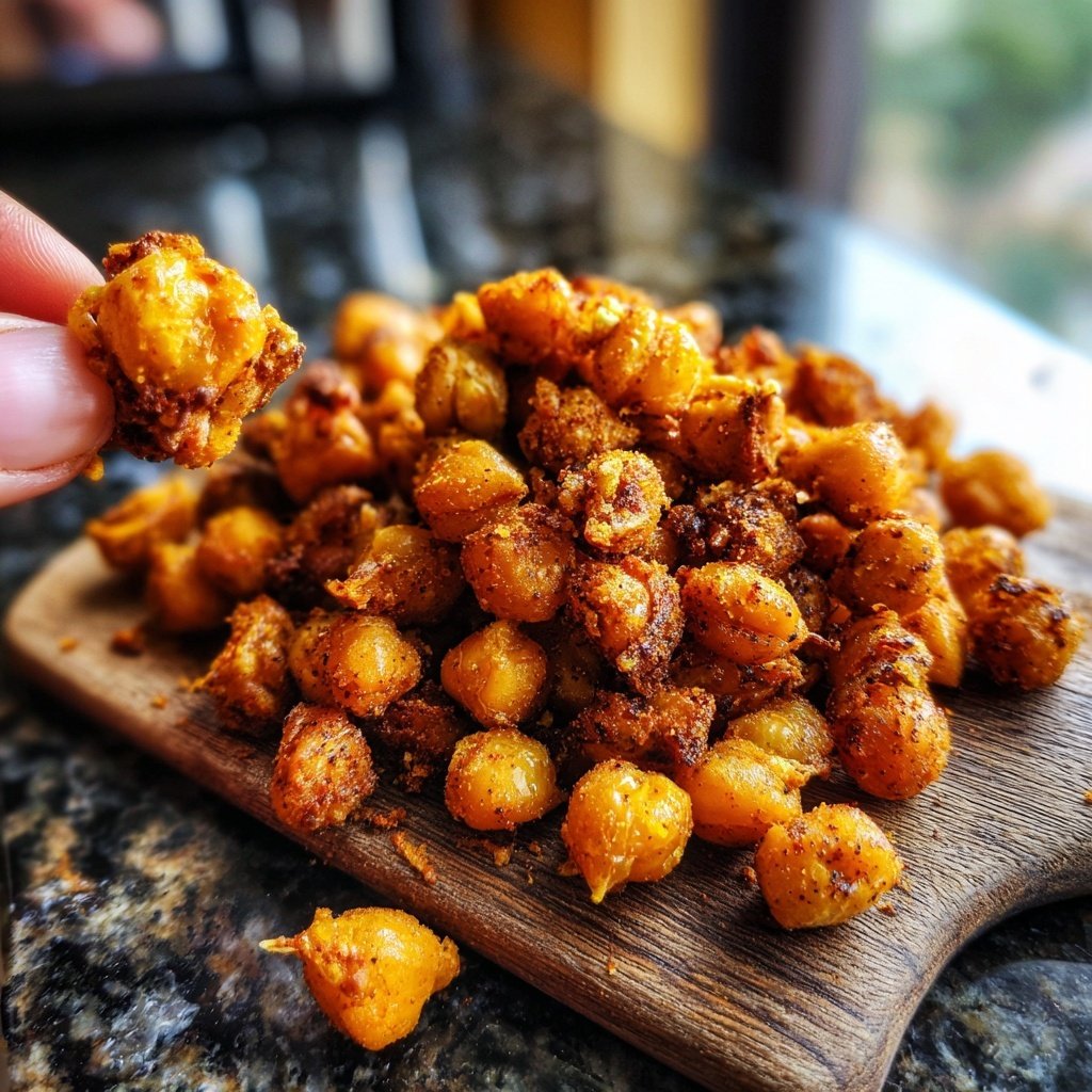 Super Bowl Party Food Crispy Chickpea Snacks