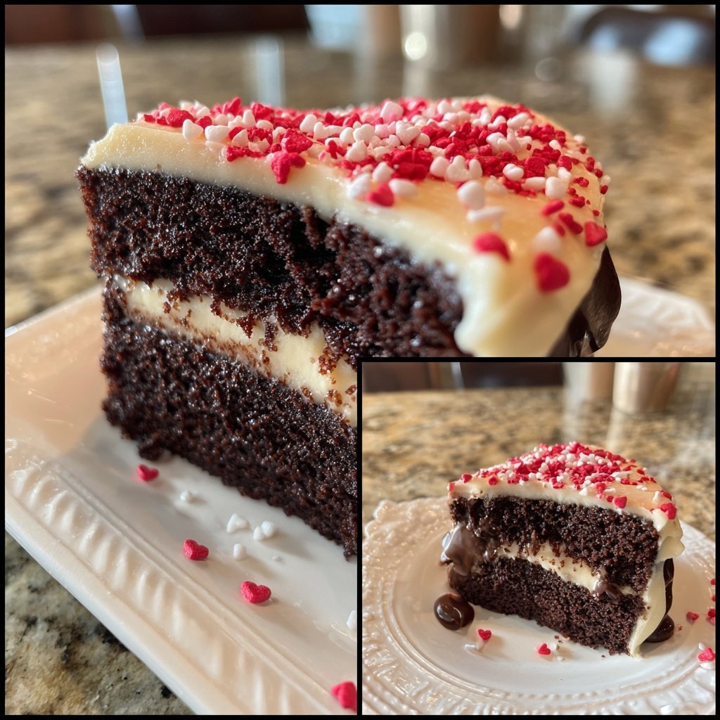 Mini Heart Cake with Red Velvet