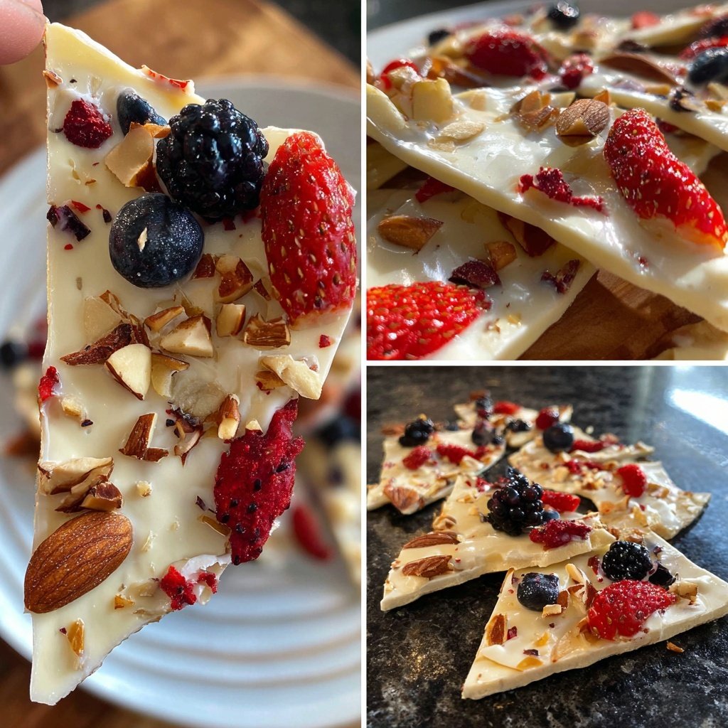 Healthy Snack Greek Yogurt Bark