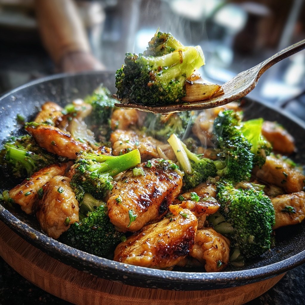 Healthy Chicken Broccoli Stir Fry