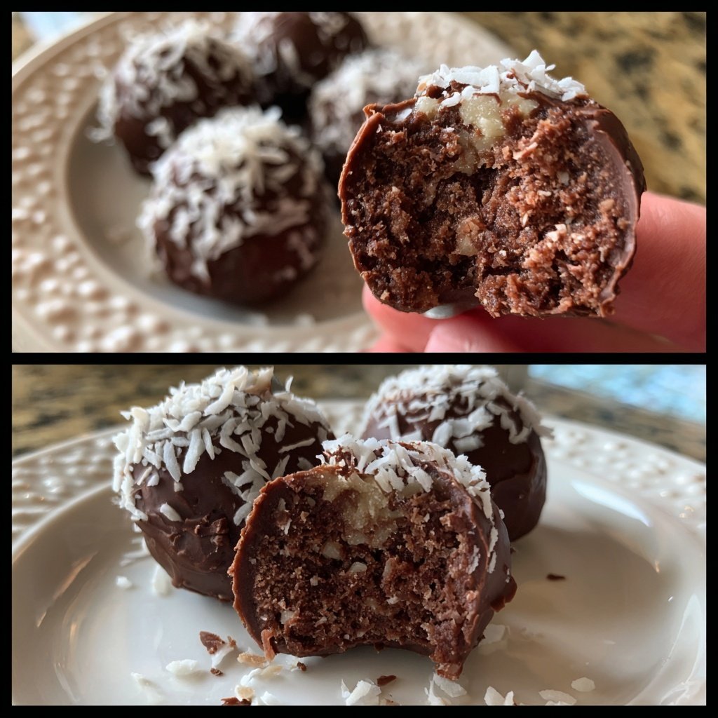 Chocolate Coconut Truffles