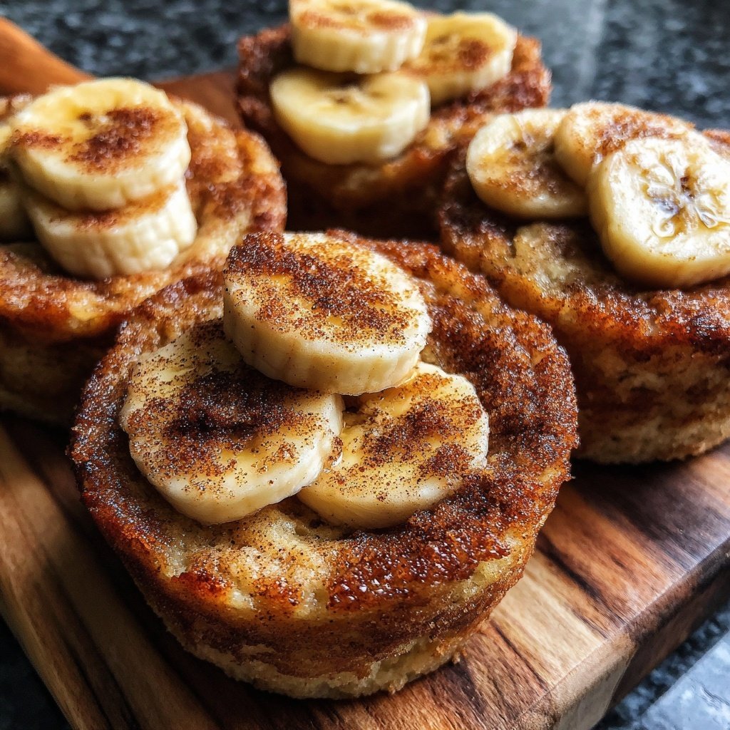 Cinnamon Banana Breakfast Cups