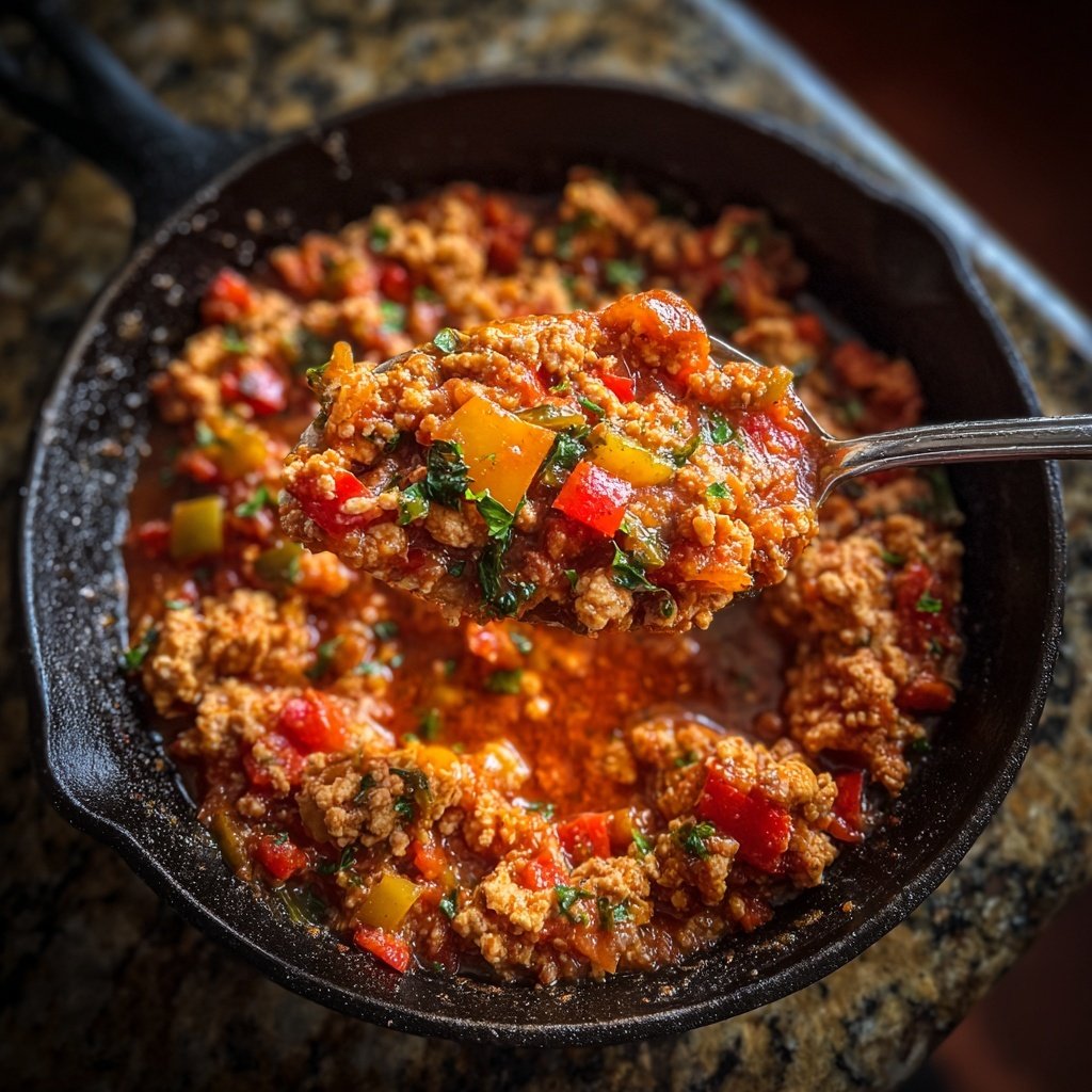 Ground Turkey Sloppy Joe Skillet