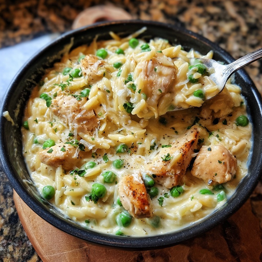 Creamy Lemon Chicken Orzo